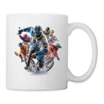 Motocross Hurricane : Divers défilés de Spoerarten - Mug blanc - blanc - Droite