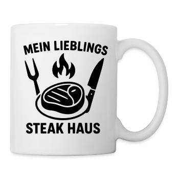Steakhouse Nourriture pour steak - Mug blanc - blanc - Droite