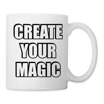 Create Your Magic Bold Typography - Mug - white - Right