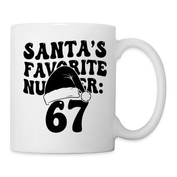 Santa's Favorite Number 67 - Mug - white - Right