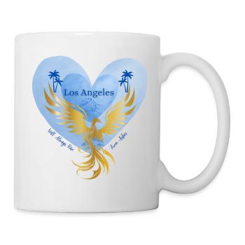 Los Angeles - Tasse - Weiß - Rechts