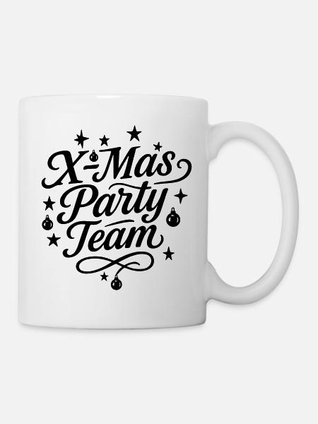 Xmas Party Team Weihnachten - Tasse - Weiß