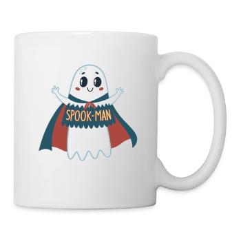 Spook-Man Fantôme Cape - Mug blanc - blanc - Droite