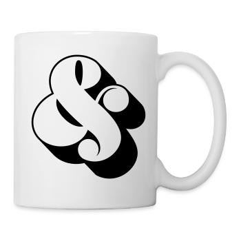 Dampersand & – Funky Swag Symbol Design - Mug - white - Right