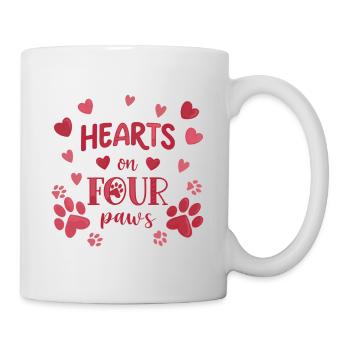 Hearts Love Pets - Mug - white - Right