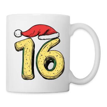 16 Number Cookie Christmas - Mug - white - Right