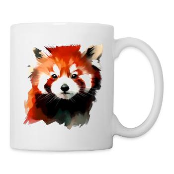 Kleiner Panda - Tasse - Weiß - Rechts