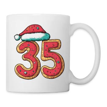 35 Number Cookie Christmas - Mug - white - Right