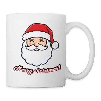 Santa Smiling Merry Christmas - Mug - white - Right