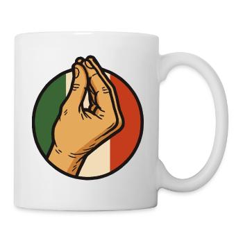 Main italienne – humour, passion et culture 🇮🇹 - Mug blanc - blanc - Droite