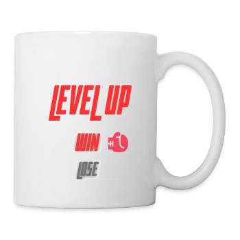 Level Up Win Lose Conception de jeux de sport - Mug blanc - blanc - Droite