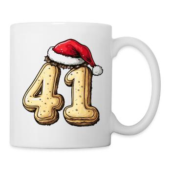41 Number Cookie Christmas - Mug - white - Right