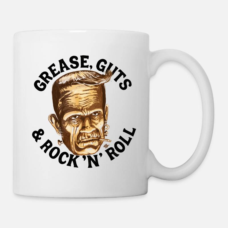 Gomina, Eingeweide & Rock... - Tasse - Weiß