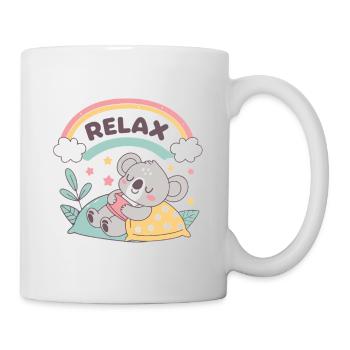 Koala with Sweet Rainbow Dream - Mug - white - Right