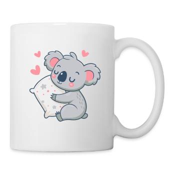 Cuddly Koala and Starry Pillow - Mug - white - Right