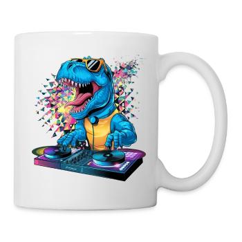 Dino DJ - Mug - white - Right