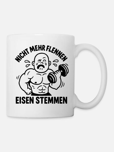 eisen stemmen - Tasse - Weiß