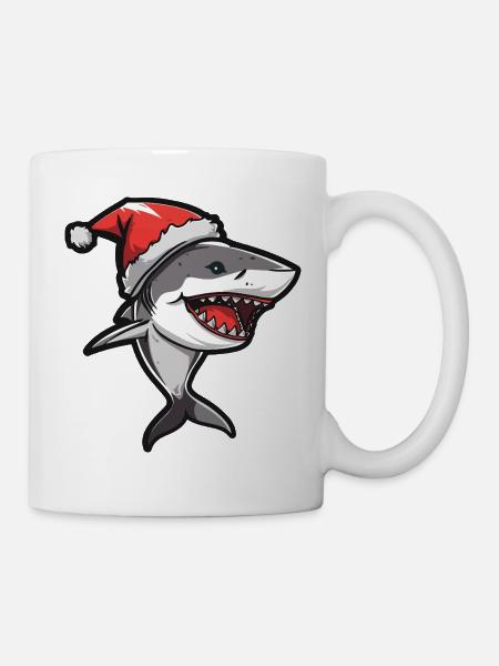 Hai Weihnachten - Tasse - Weiß