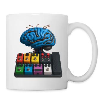 PEDALBOARD BRAIN - sound & vision - Mug blanc - blanc - Droite