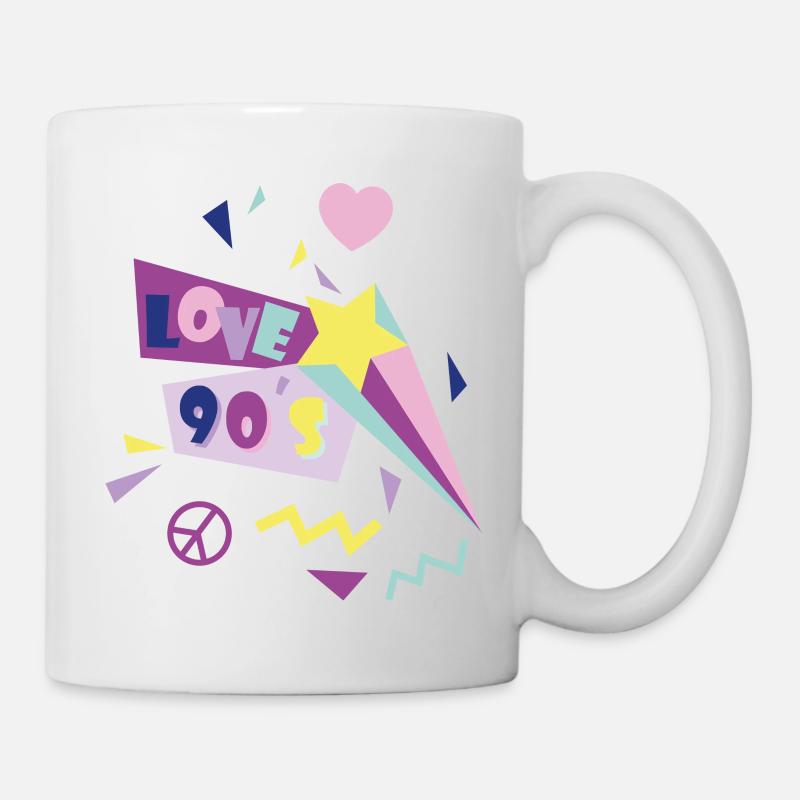90er - Tasse - Weiß