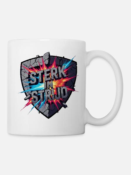 Stark im Kampf - Tasse - Weiß