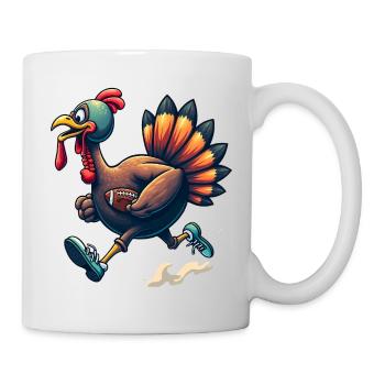 Thanksgiving Football Turkey - Mug - white - Right
