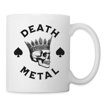Crowned Skull Death Metal - Mug - white - Right