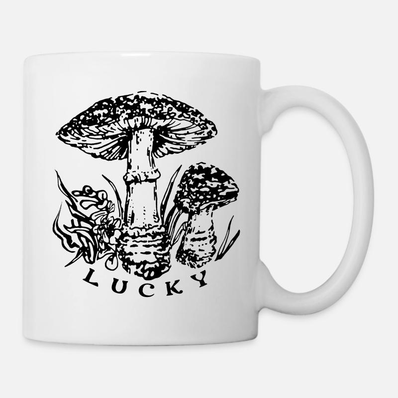 GLÜCKLICH - Tasse - Weiß