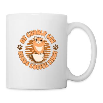 My Cuddly Cat - Needs Coffee First - Mug - white - Right