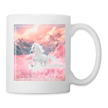 Pferd  - Tasse - Weiß - Rechts