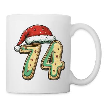 74 Number Cookie Christmas - Mug - white - Right