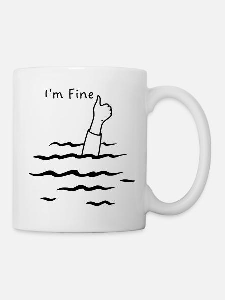 Ich habe guten Humor - Tasse - Weiß