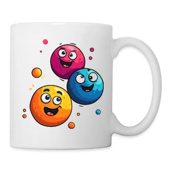 Kunterbunte Planetenfreunde - Tasse - Weiß - Rechts