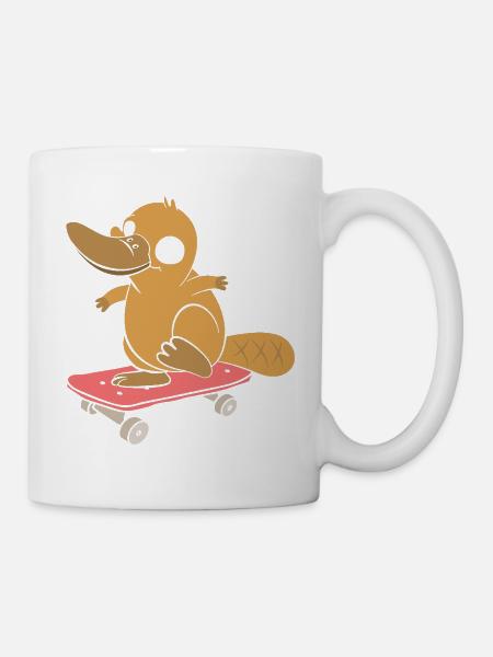 Schnabeltier - Tasse - Weiß