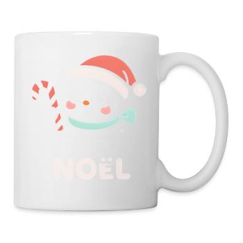 Bonhomme Noel Candy Cane - Mug blanc - blanc - Droite