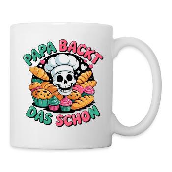 Papa le cuit bien - Mug blanc - blanc - Droite