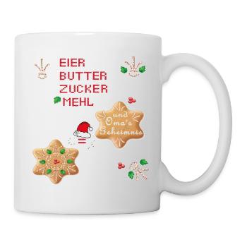 Christmas cookies - Mug - white - Right