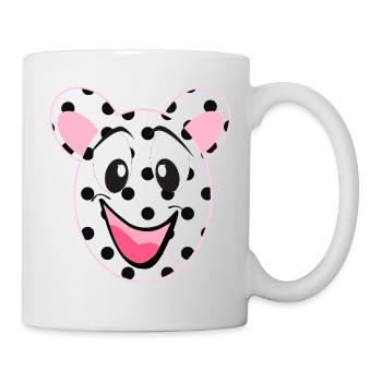 Cheerful Bear Face Cartoon - Mug - white - Right