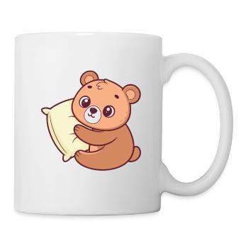 Little Bear Cuddle and Pillow - Mug - white - Right