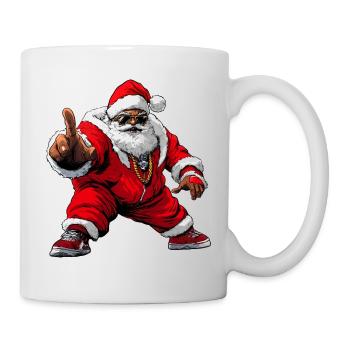 Hip-Hop Santa Claus / Rapper - Mug - white - Right
