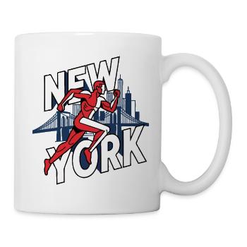 New York Runner Silhouette - Mug - white - Right