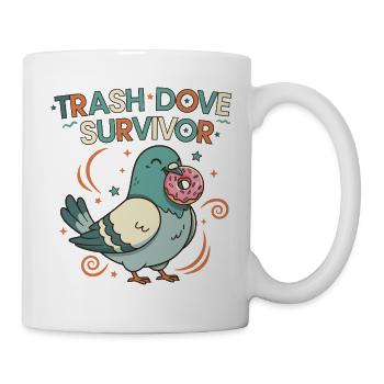 Trash Dove Survivor Donut - Mug - white - Right