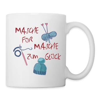 Point par point vers le bonheur - Mug blanc - blanc - Droite