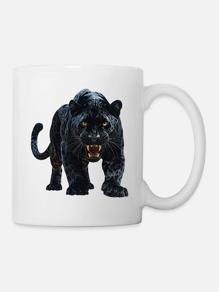 Panthère - Mug blanc - blanc