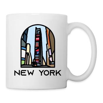 New York - Times Square - Mug blanc - blanc - Droite