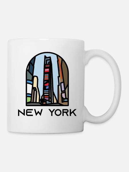 New York - Times Square - Tasse - Weiß