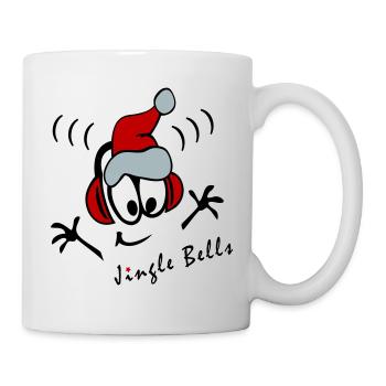 Weihnachtslied DJ - Tasse - Weiß - Rechts