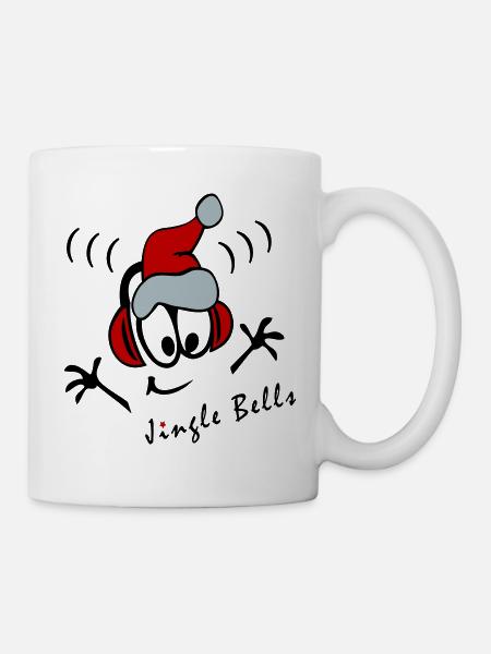 DJ de chants de Noël - Mug blanc - blanc