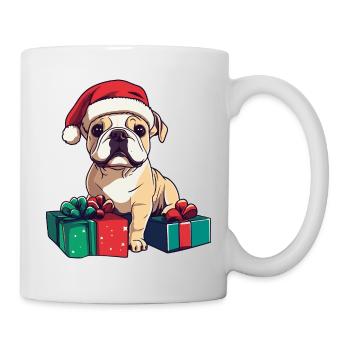 Bulldog Dog Christmas Gifts - Mug - white - Right
