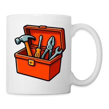  Werkzeugkasten  - Tasse - Weiß - Rechts